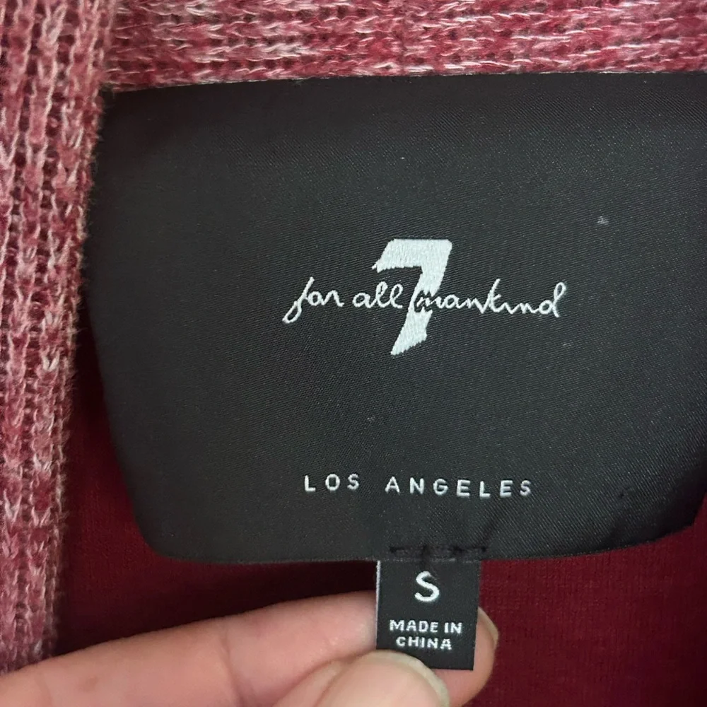 7 FOR ALL MANKIND Raspberry Cardigan - Picture 6 of 7